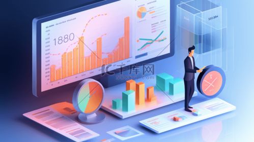 數(shù)據(jù)分析元素扁平商務(wù)互聯(lián)網(wǎng)科技信息辦公人物電商png素材插畫圖片 千庫網(wǎng)